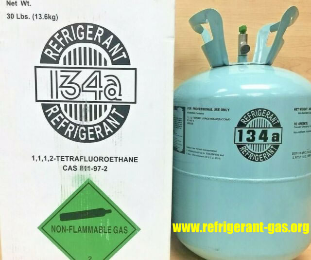 R-134A Refrigerant 13.6kg/30lb Cylinders for Sale